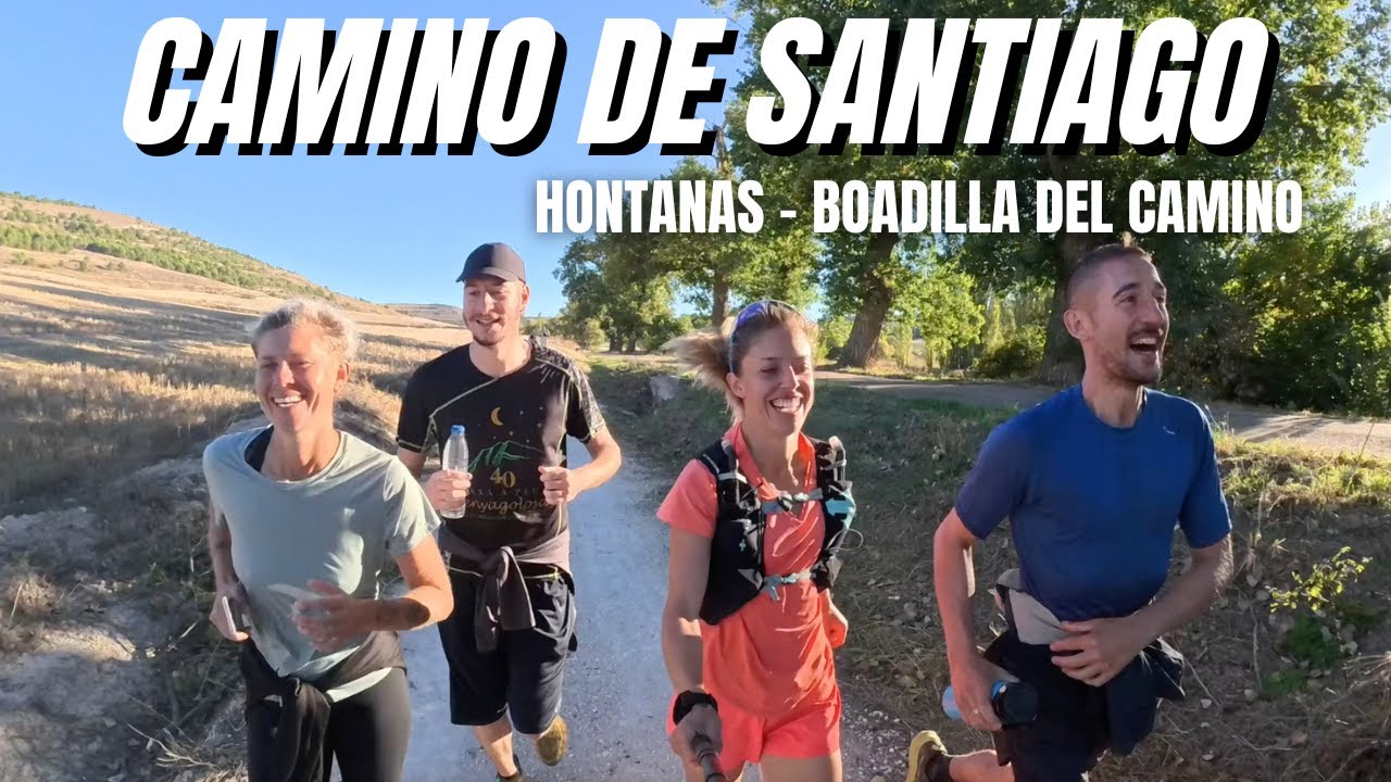 CAMINO DE SANTIAGO | ETAPA: HONTANAS - BOADILLA DEL CAMINO (¡se unen más peregrinos corriendo!)
