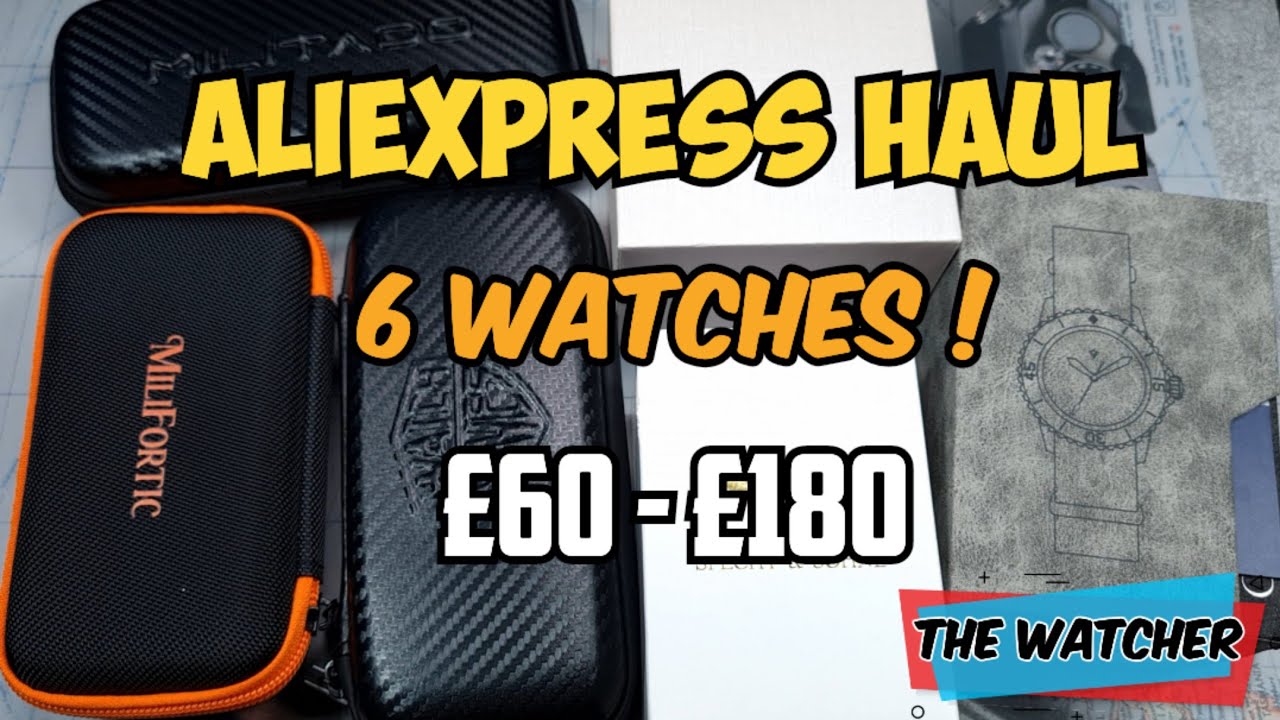 6 WATCH Aliexpress Haul! UNBOXING! | The Watcher 