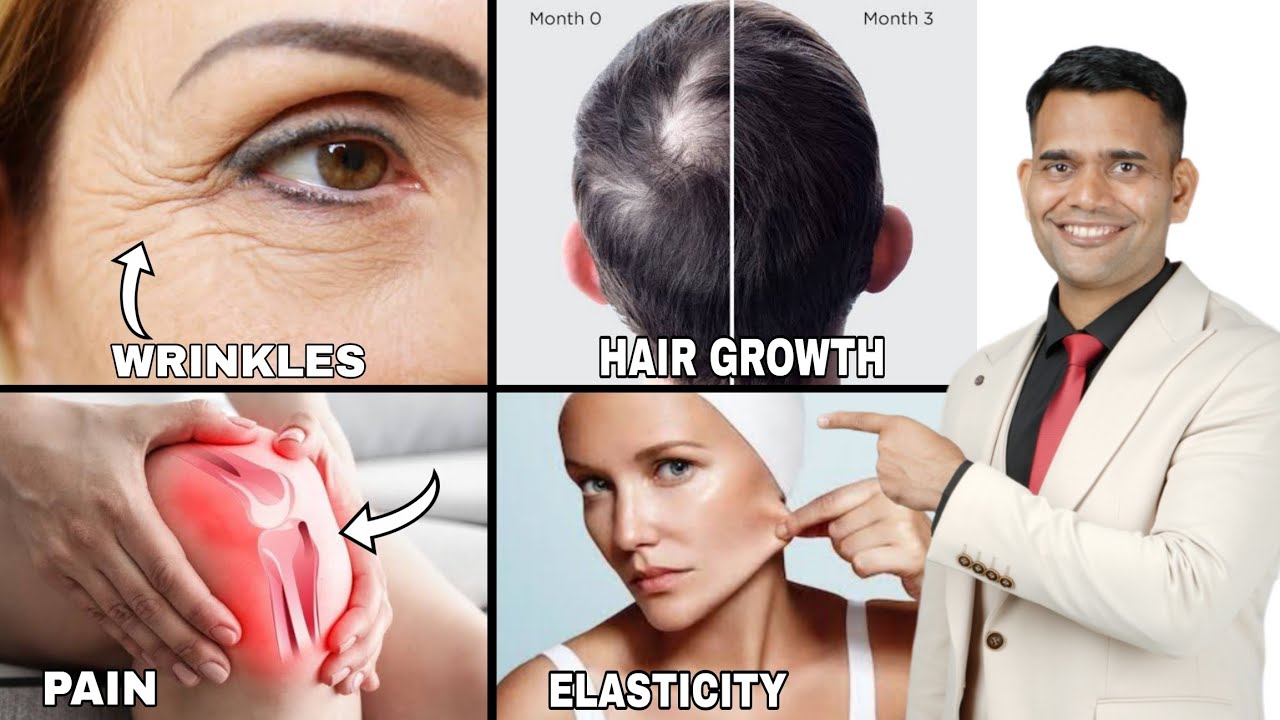 Boost Collagen Naturally | Wrinkle-Free Skin, Joint Pain Relief & Faster Hair Growth