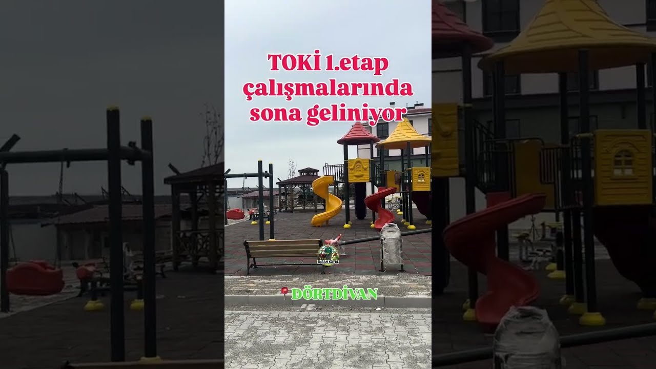 DÖRTDİVAN TOKİ 1.ETAP ÇALIŞMALARINDA SONA GELİNİYOR 