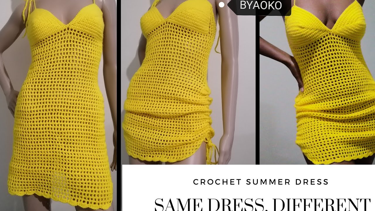 Easy crochet summer dress | crochet dress
