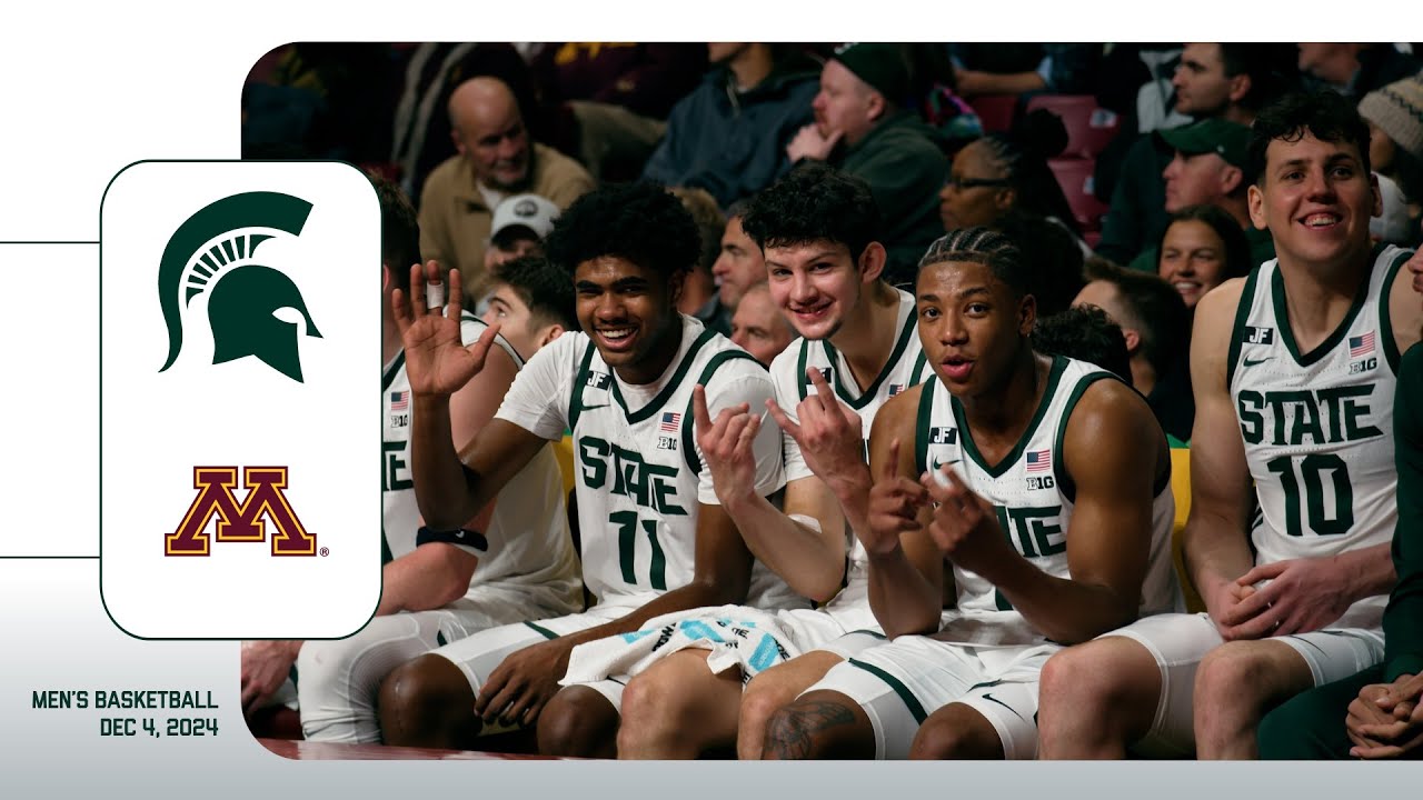 Michigan State Men's Basketball at Minnesota | Cinematic Highlight | Dec. 4, 2024