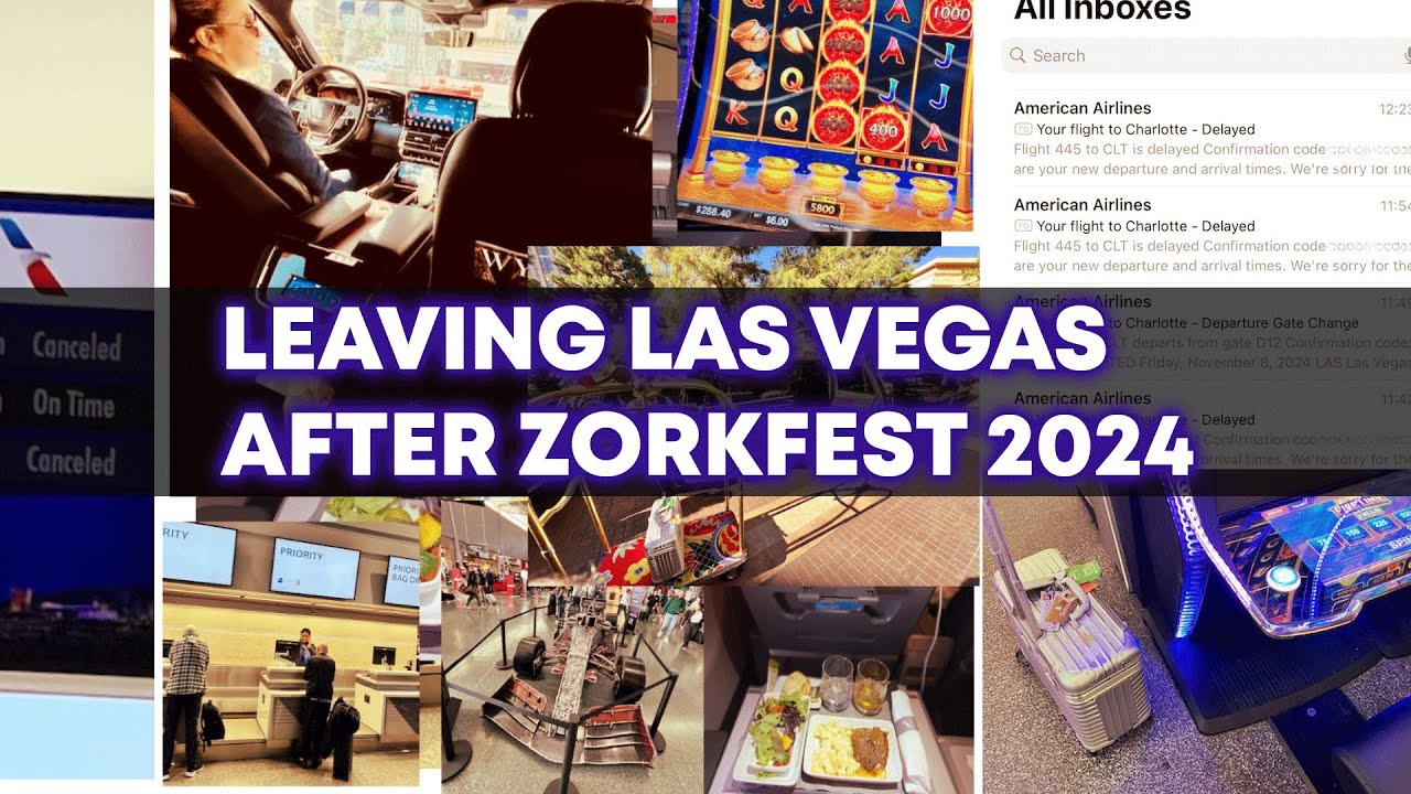 Saying Goodbye To Vegas: Departing ZorkFest 2024 And Flying Out Of Vegas!