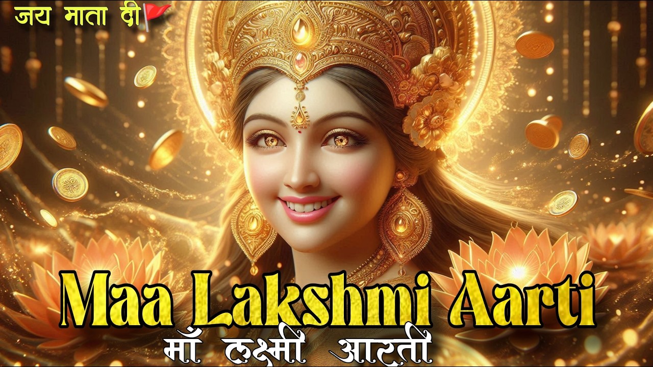 Mata Lakshmi Aarti  | Powerful and Magical Aarti | Shaswat Prem Studio