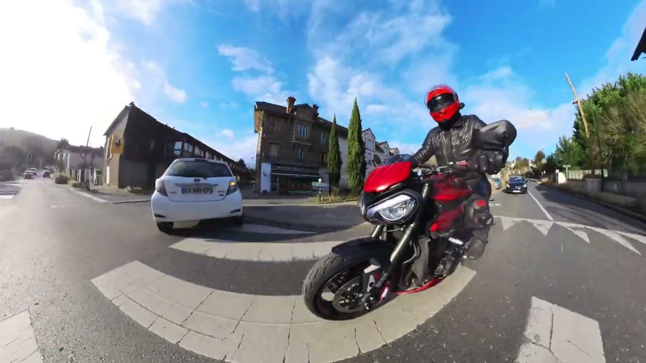 Street Triple 765 RS last day of 2023 | Insta360 testrun