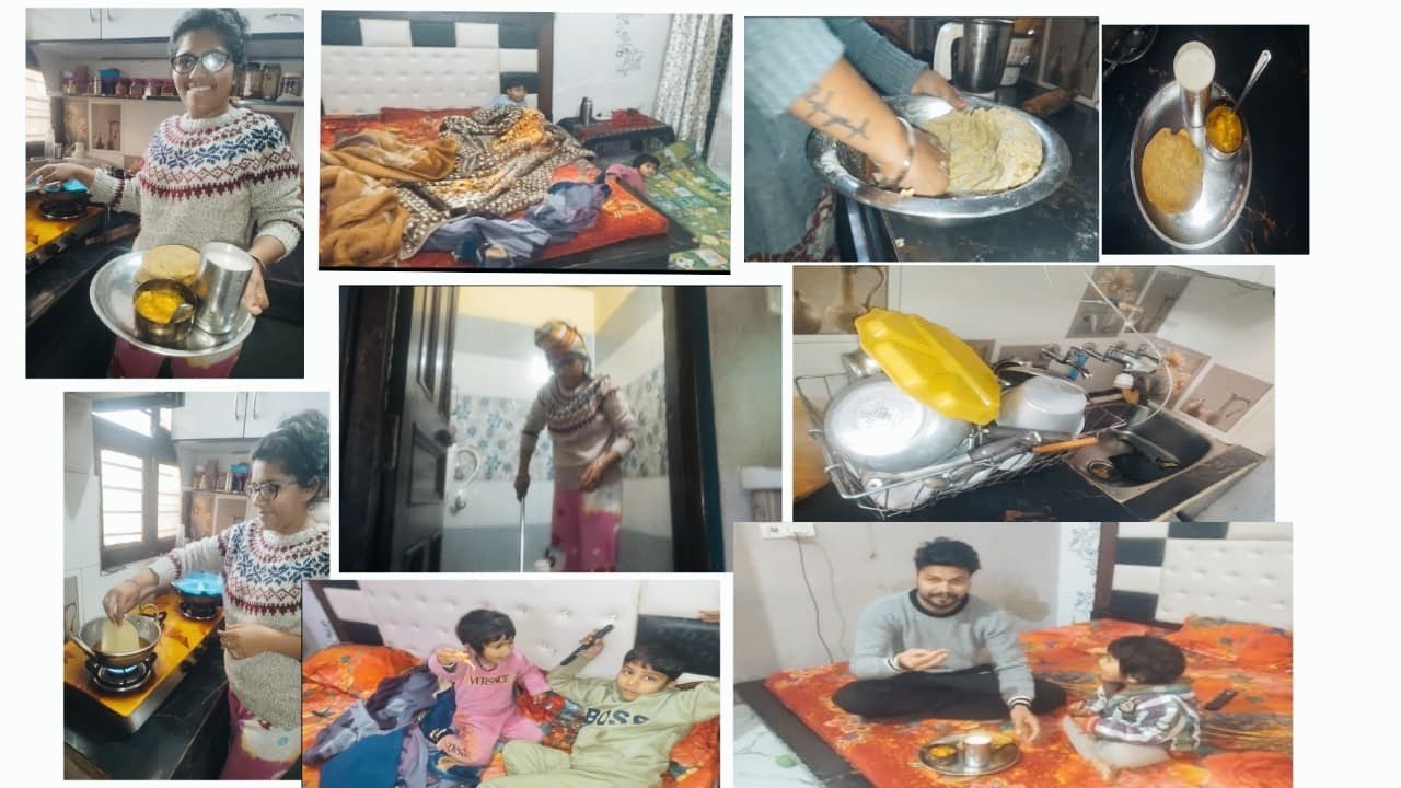 🏡House wife🤶 के लिए हर दिन🌄 एक ऐसा नहीं होता sunday को हो जाता है बुरा हाल🥵 daily routine house wife