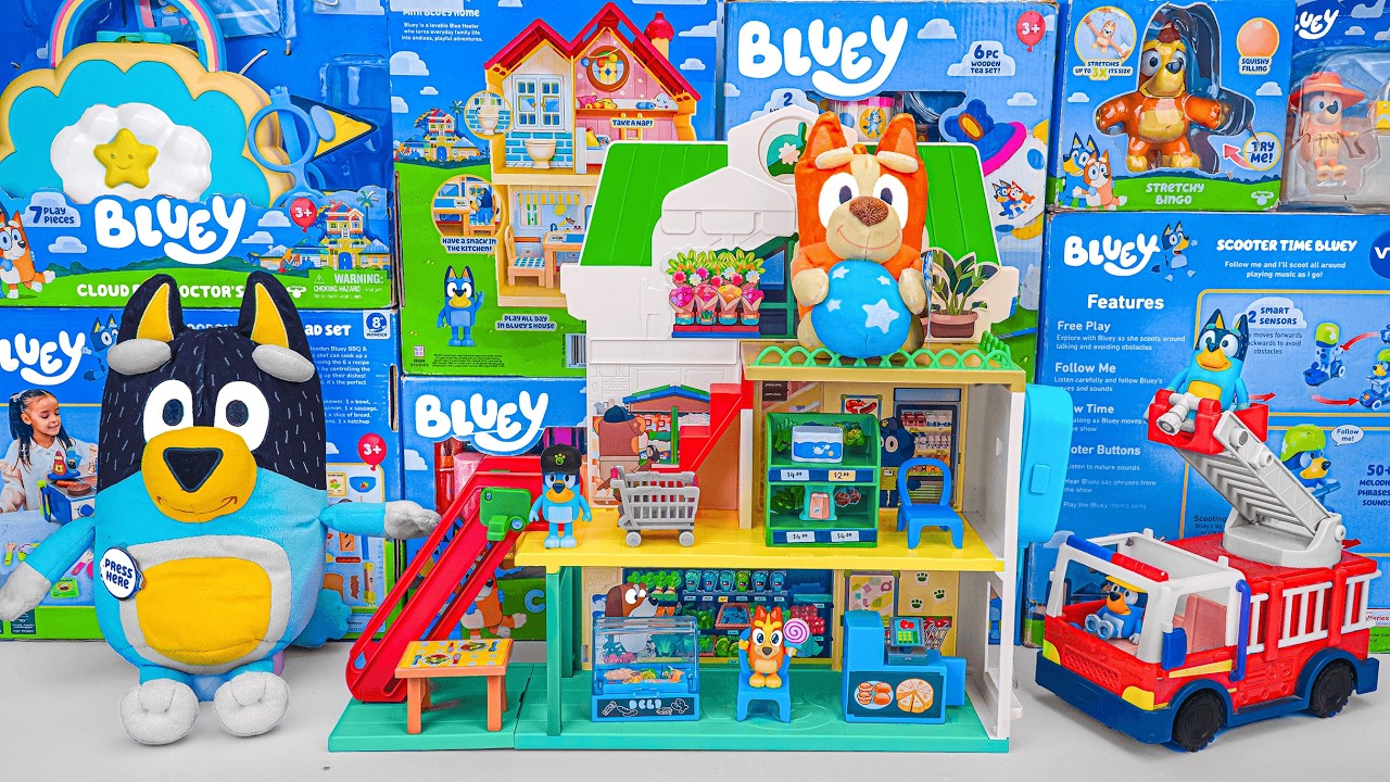 Bluey Toy Collection 💙 | 26 Minutes of Satisfying Bluey Toys Unboxing ASMR