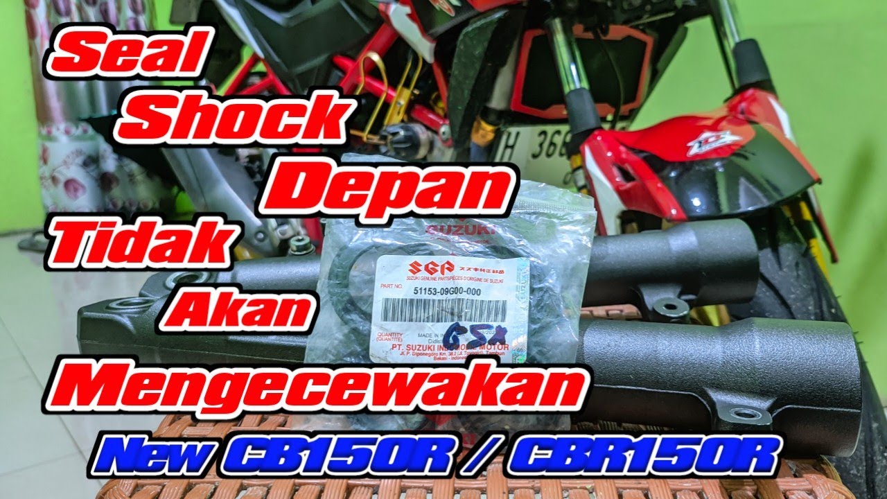 Seal shock depan Suzuki GSX di Honda New CB150R StreetFire CBR150R LED facelift