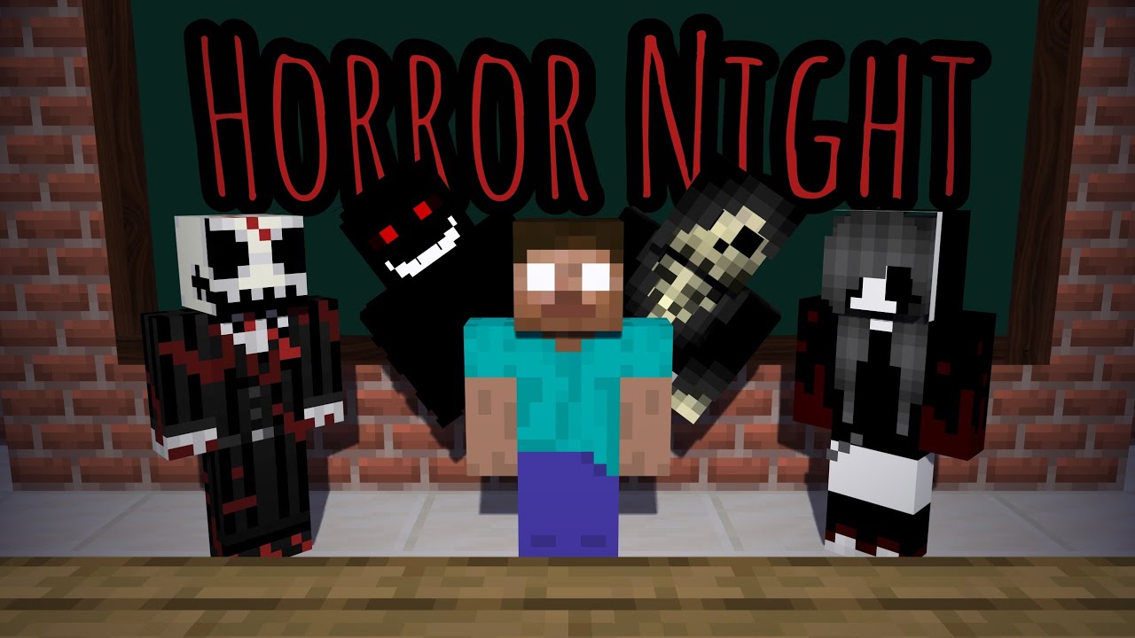 Monster school : Horror Night | Minecraft Animation
