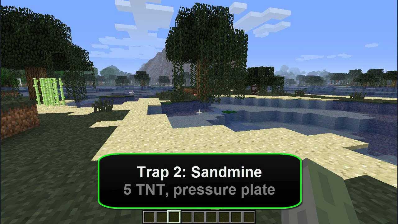 Minecraft Traps #2 - Sandmine