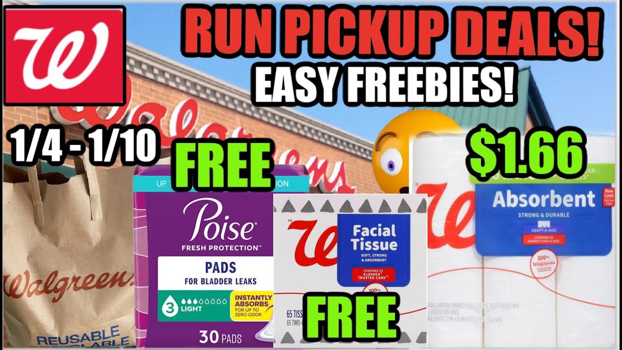 WALGREENS CURBSIDE DEALS (1/4 - 1/10) ***Grab 10 FREE Facial Tissue 🤩