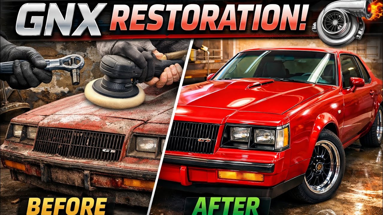 Torch Red Buick GNX 1987 Full Restoration ASMR | Complete Engine & Body Rebuild