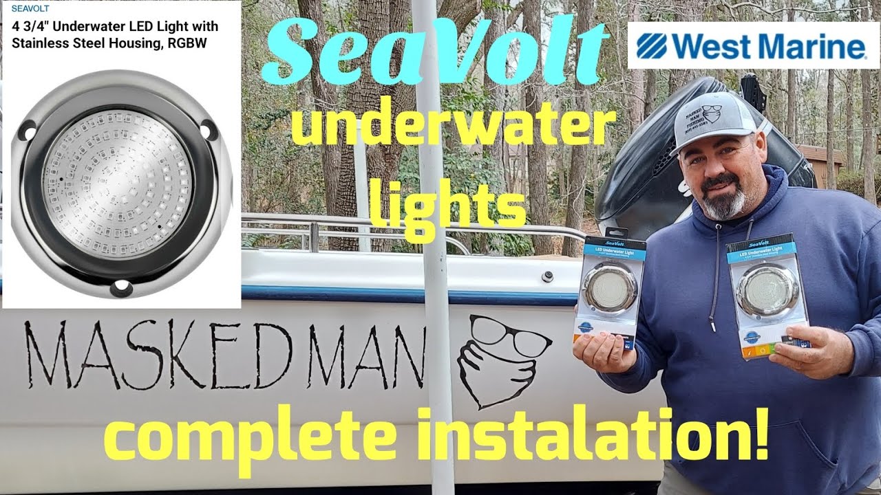 SeaVolt underwater lights. ( complete install )