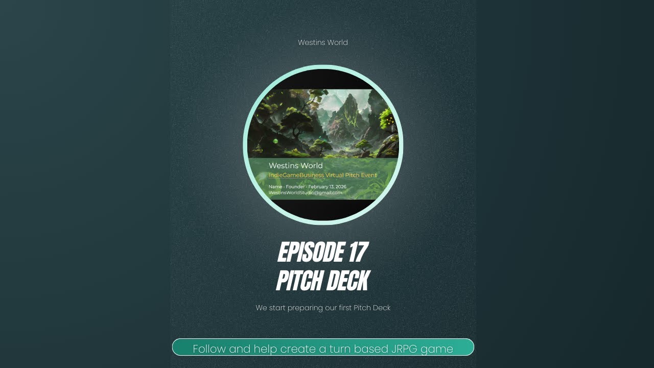 Westins World - Episode 17 - Pitch Deck