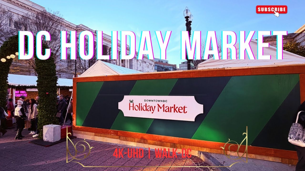 DC Holiday Market 2025 - Silent Walking Tour | Chinatown to City Center, DC 