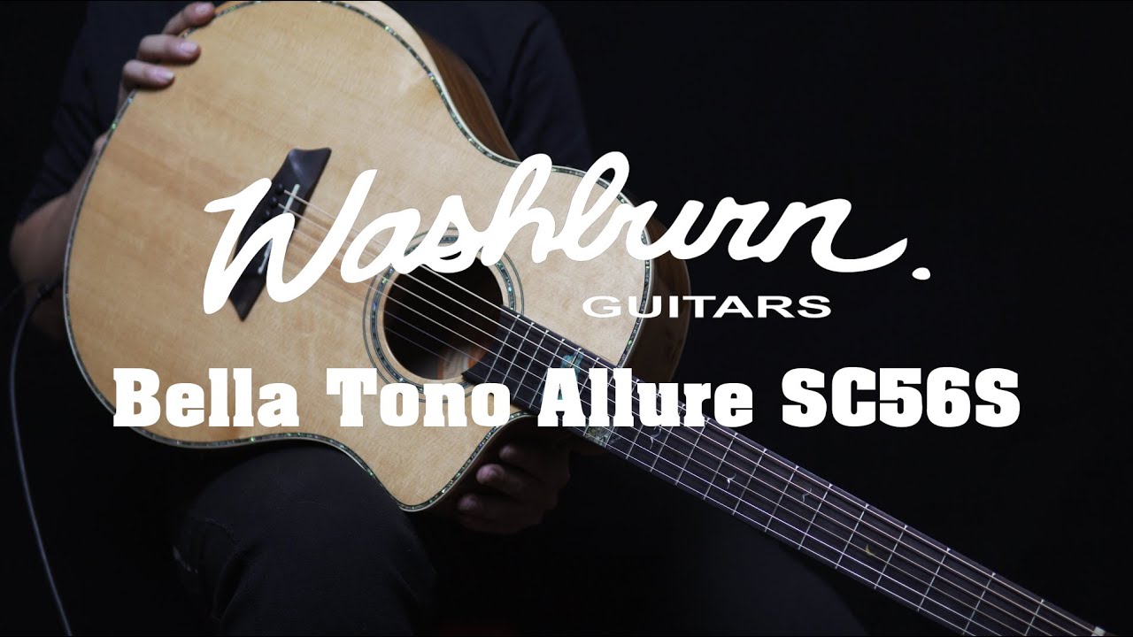 Trên Tay Guitar Acoustic Washburn Allure SC56S thương hiệu đến từ Mỹ -  Âm thanh quá đã