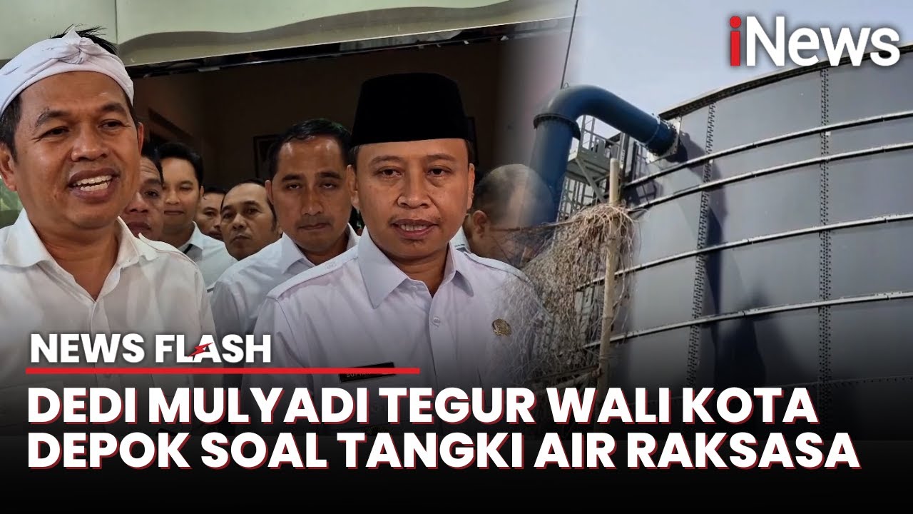 Watertank PDAM Miring Bikin Resah Ratusan Depok, Dedi Mulyadi Jabar Angkat Bicara | News Flash