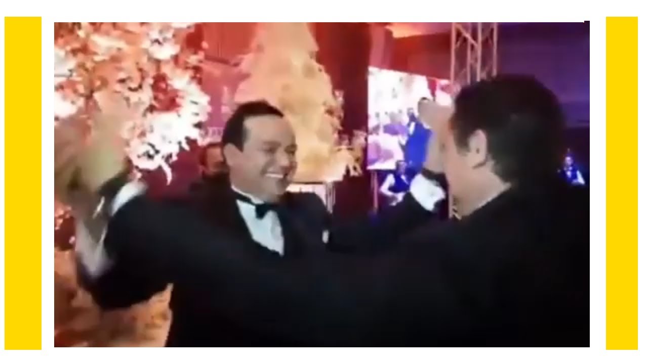 Sami fehri dans avec alaa chebbi lors du mariage de ala chebbi et sa femme ramla dhouibi