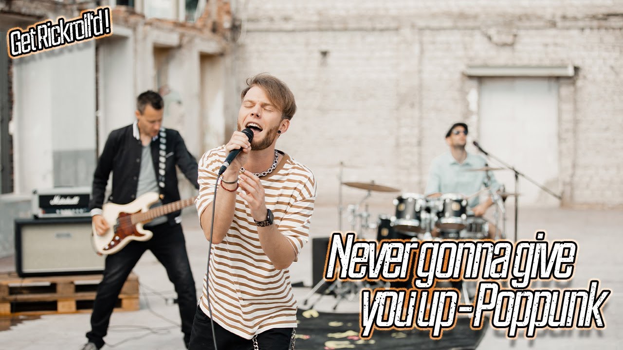 Never Gonna Give You Up (Rick Astley) | Pop-Punk Cover #rickroll