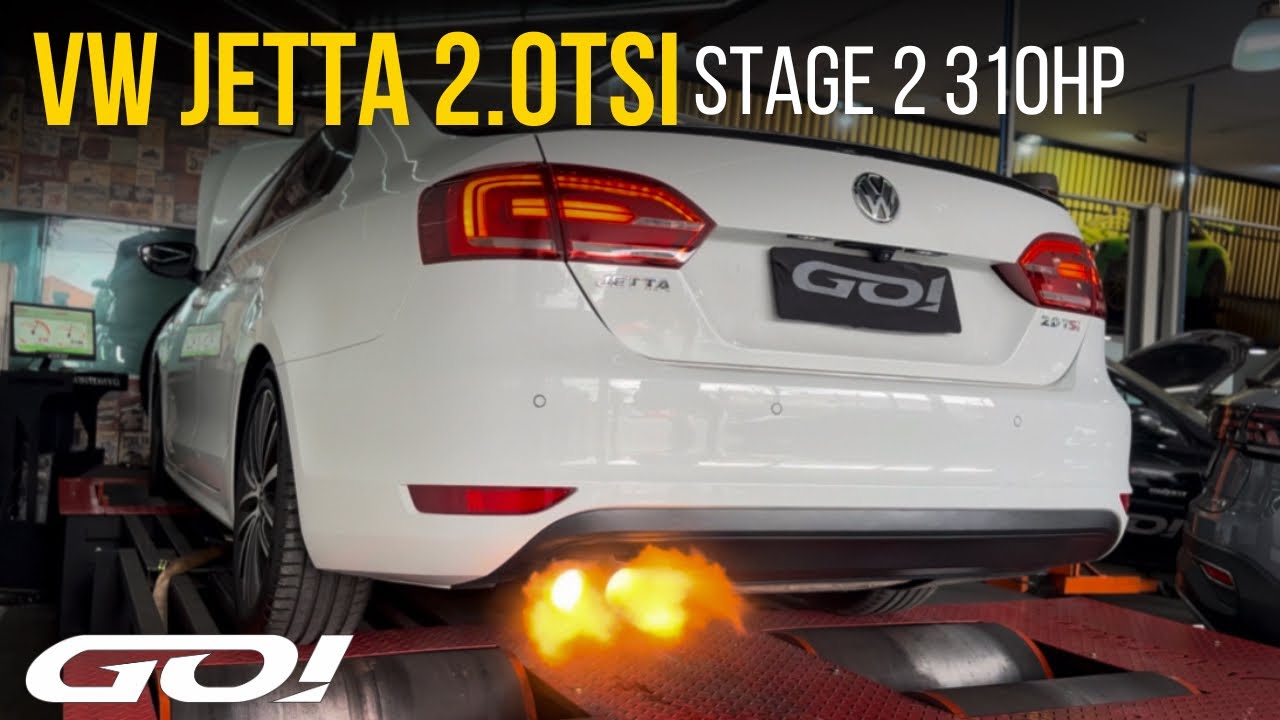 VW JETTA 2.0TSI STAGE 2 - De 211CV PARA 310CV 🔥