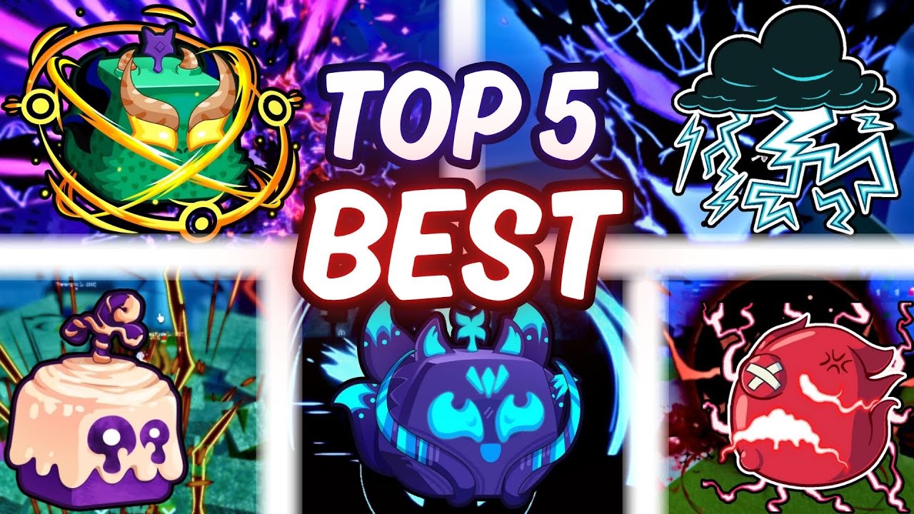 Using the TOP 5 BEST PVP Fruits in Bounty Hunting - Blox Fruits