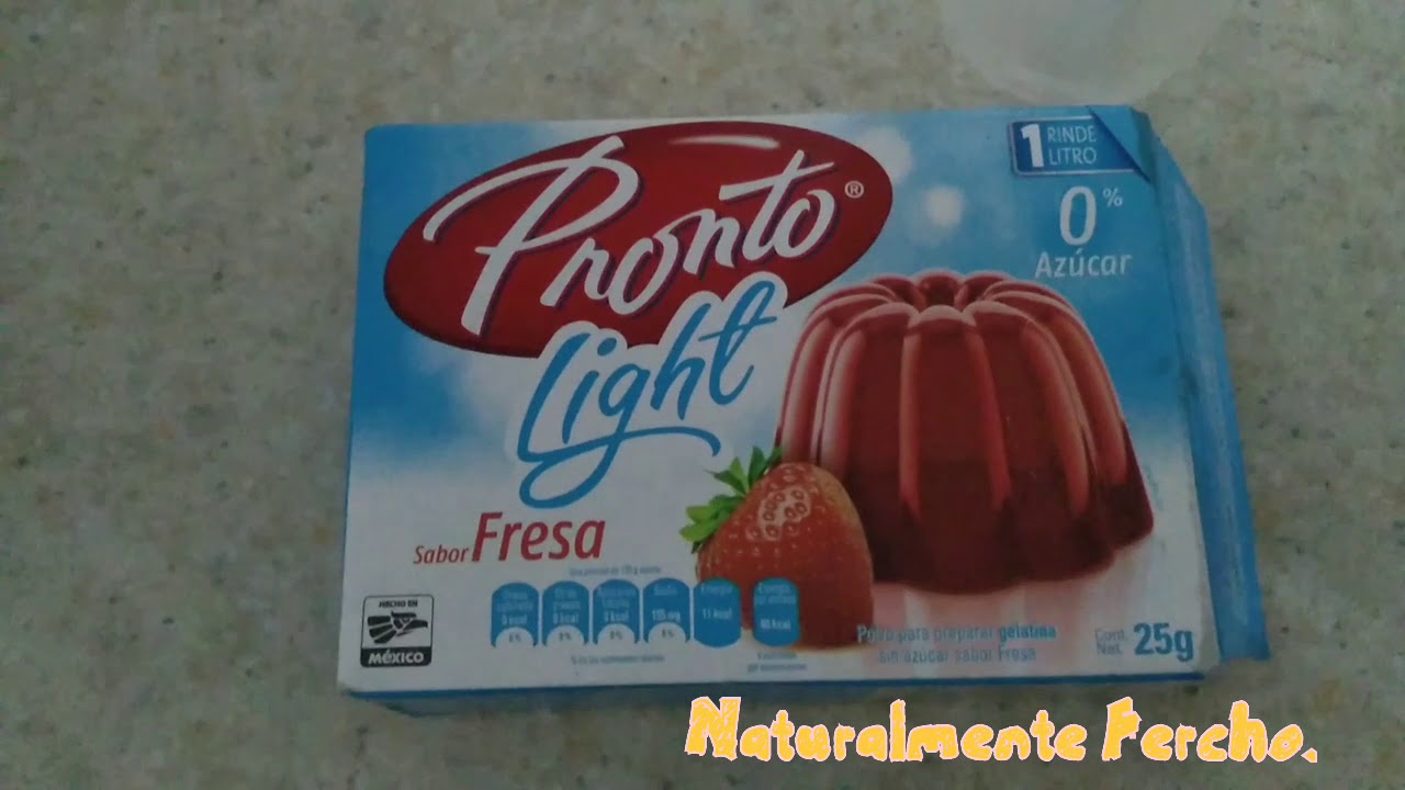 Gelatina de Fresa light.