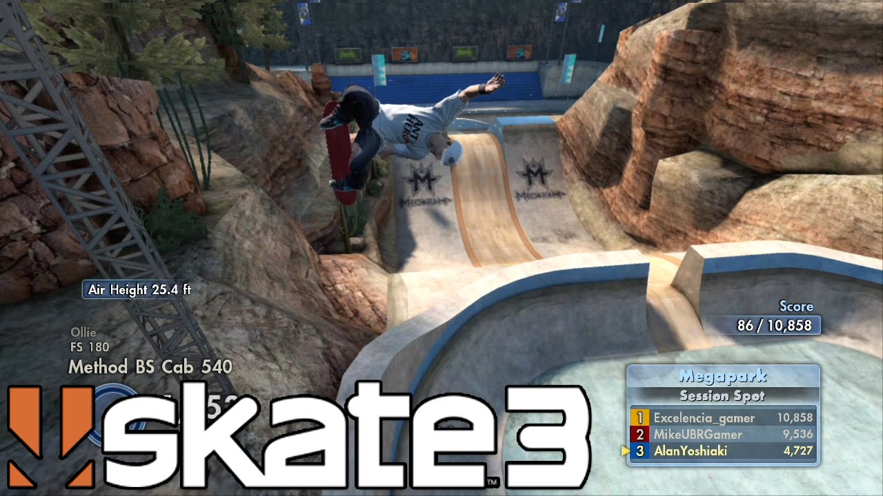 Skate 3 - Spot na Mega Rampa e Texudão INSANO! - Parte #114