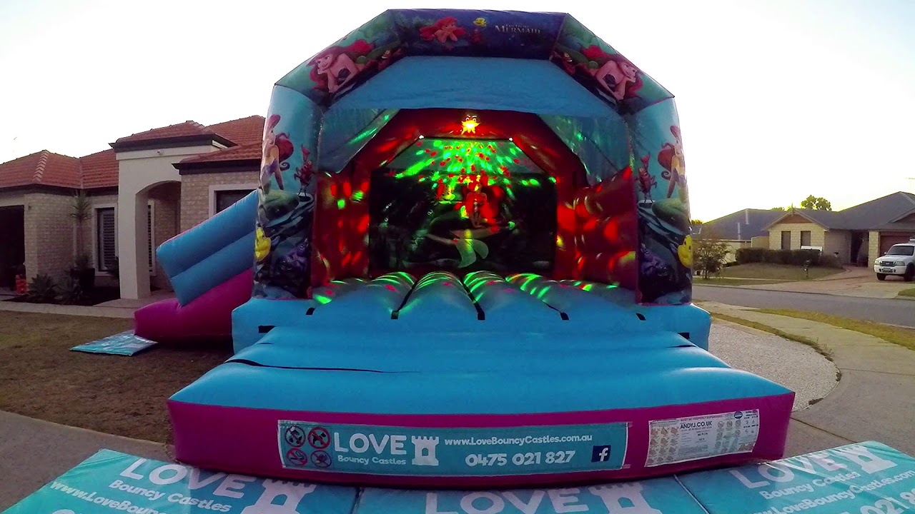 Little Mermaid Combo Bouncy Castle - Love Bouncy Castles