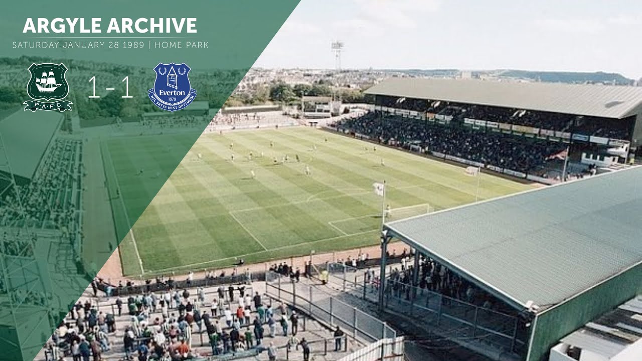 Argyle Archive | January 28 1989 | Plymouth Argyle 1-1 Everton | FA Cup 4th Round