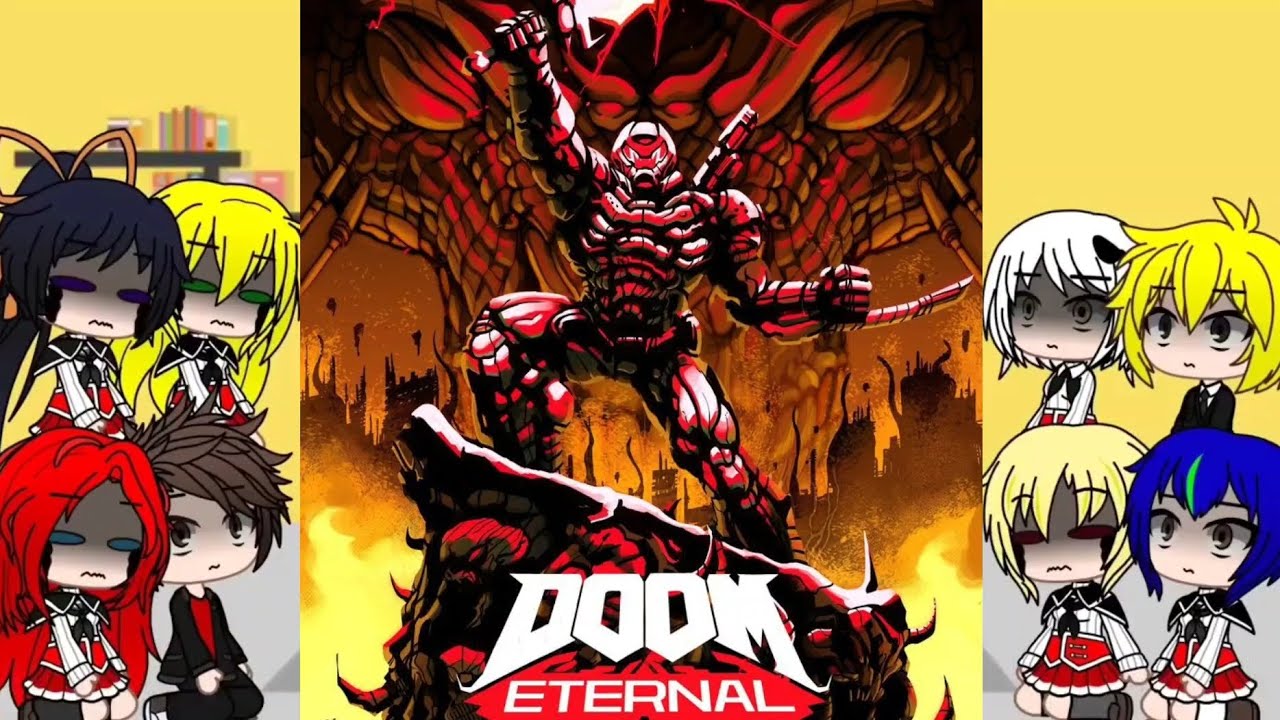 El clan gremory reaccionan a Doom Eternal Créditos en la descripción