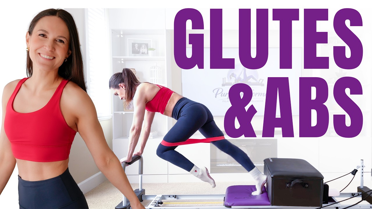 45-Min Intermediate Reformer Pilates | Lower Body & Core Focus (Low Impact | At Home)