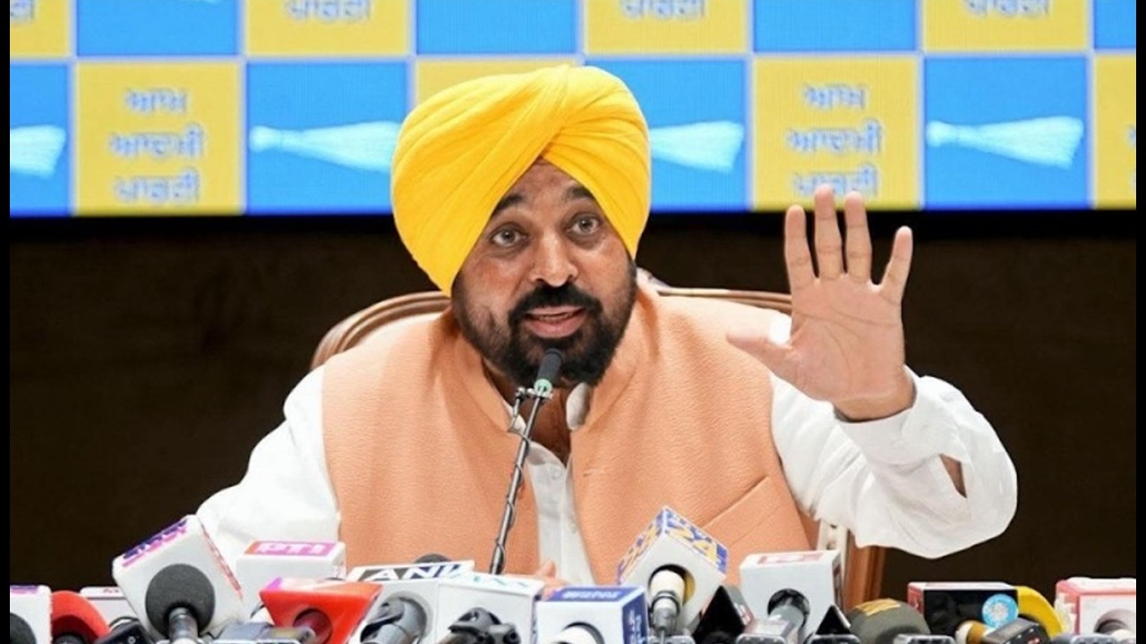 Bhagwant Mann Addresses Media After AAP Wins Punjab Civic Body Election 2026