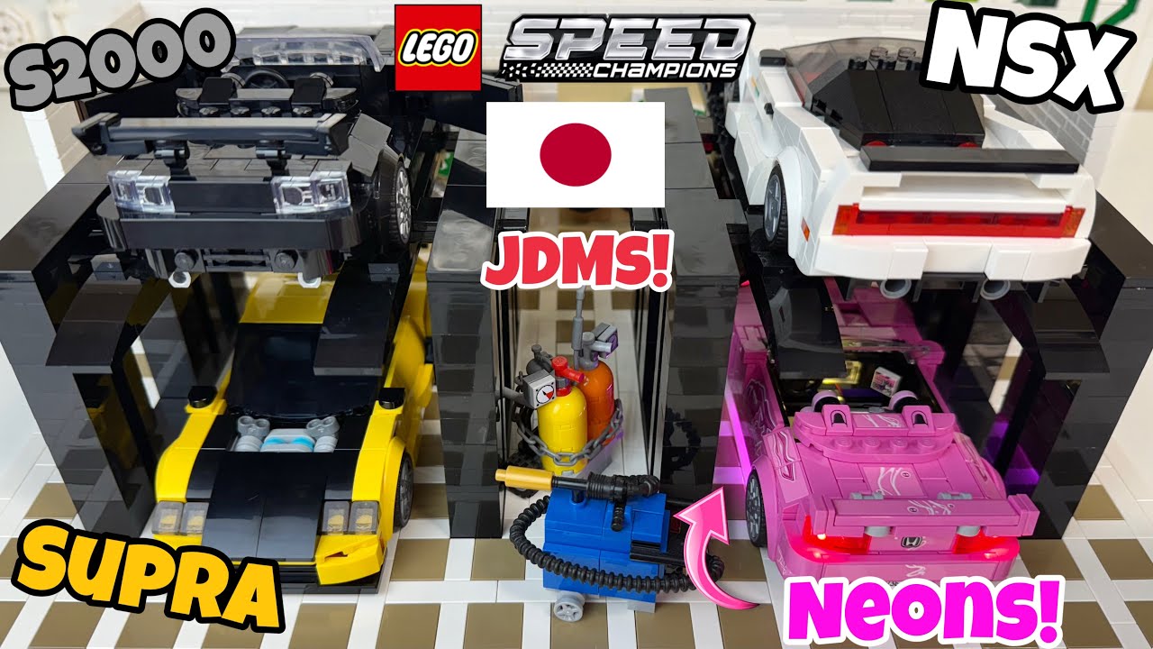 Custom LEGO Speed Champions JDM cars