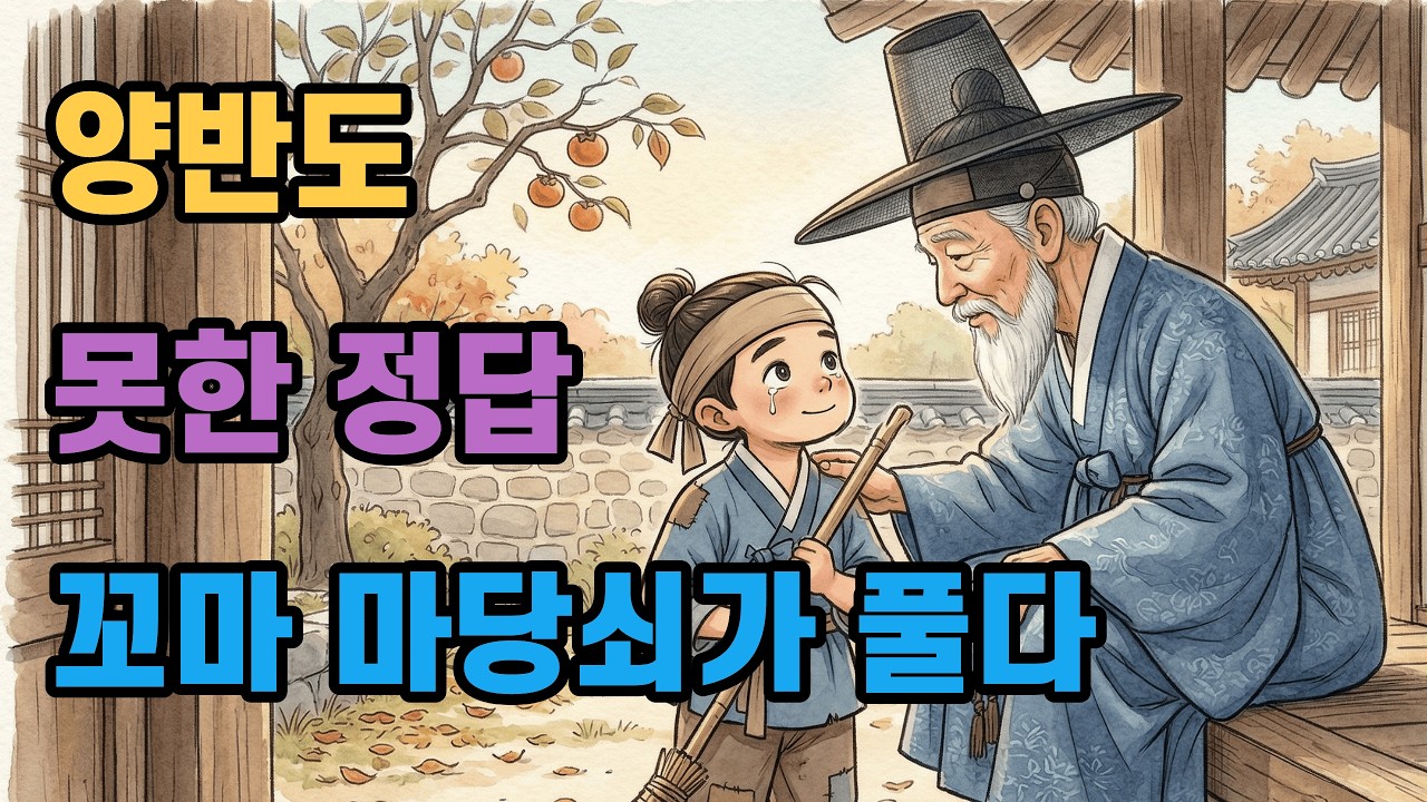 서당 마당을 쓸던 마당쇠가 사서삼경을 다 뗐다고?! 조선판 암기 천재의 기막힌 반전 | 야담 오디오북 전설 민담