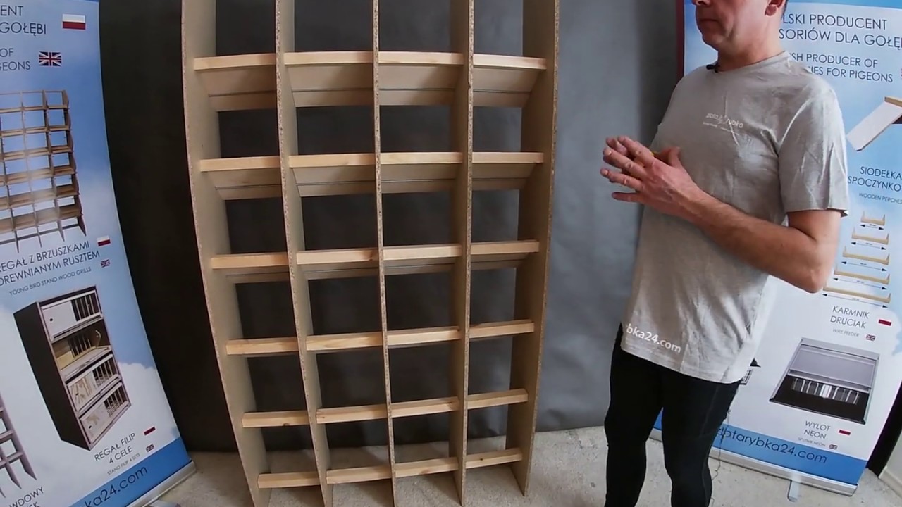 REGAŁ NA MŁODE GOŁĘBIE ,24 STANOWISKA