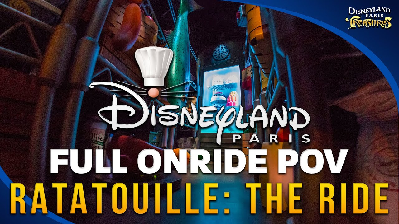 Disneyland Paris RATATOUILLE: The Adventure FULL Ride (HD POV) On-Ride Ridethrough - Full HD Video