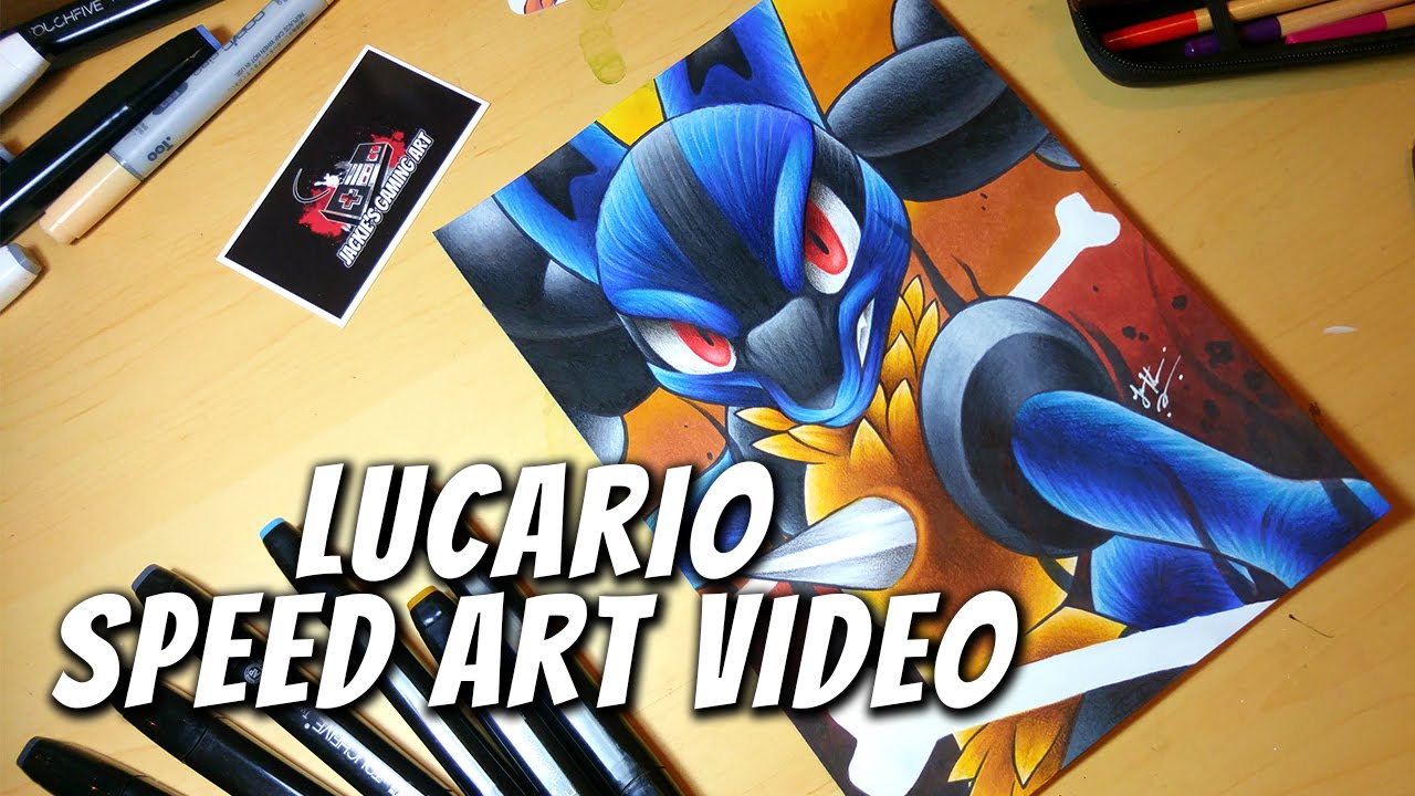 Lucario Speed Art Video