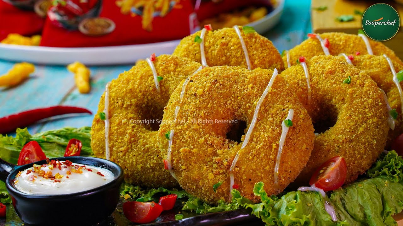 Potato Donut Recipe By SooperChef (Kurkure Jhatpat Jugaar)