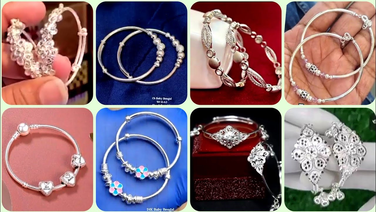 Top 80+new trending silver bracelet designs for girls|2026silver bracelet rupar hater churi#bracelet