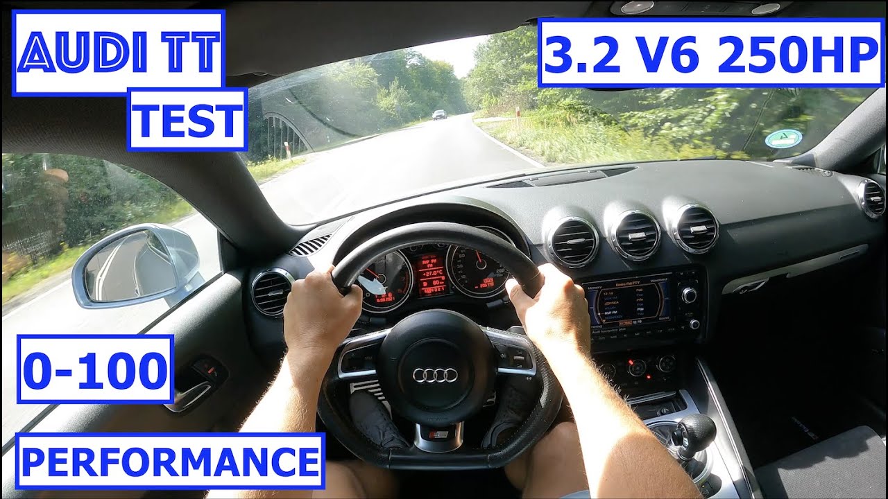2007 Audi TT 3.2 VR6 250HP QUATTRO S-LINE | POV Test Drive | 0-100 | Review