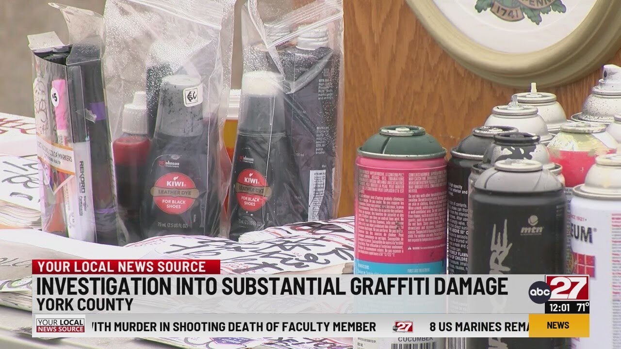 Midstate city focuses on stopping graffiti vandalism