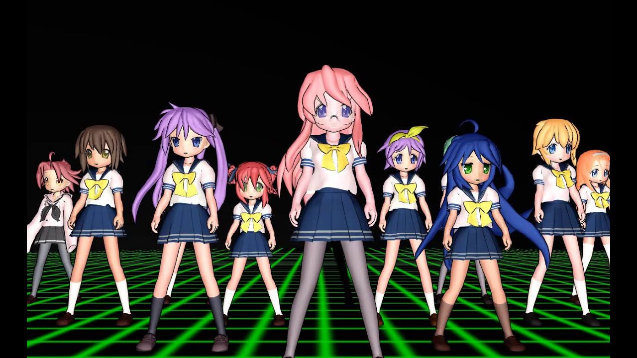 MMD - LuckyStar Cast Thriller