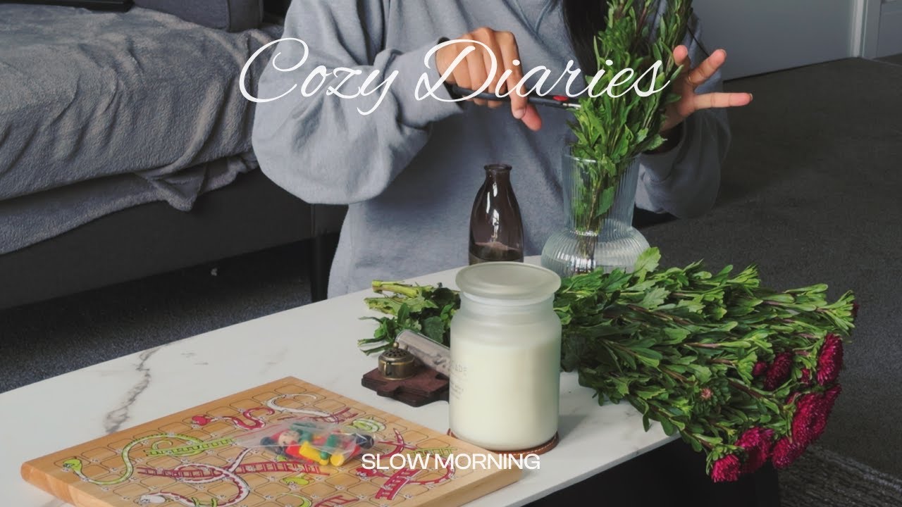 Slow Summer Morning 🌿 | Peaceful Walk, Light Chores, Peach Breakfast & Baking Cookies | Cozy Vlog 🍑🍪
