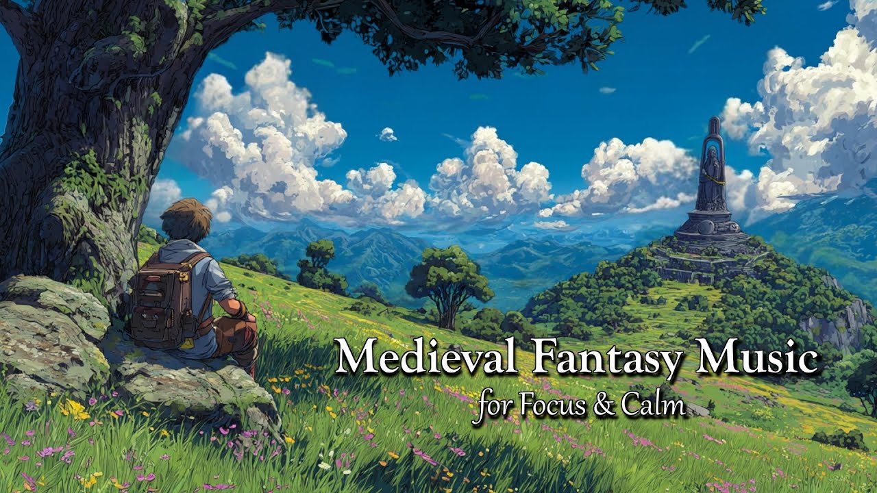 Gentle Fantasy Medieval Music | Relaxing Calm D&D Music for Focus and Daydreaming