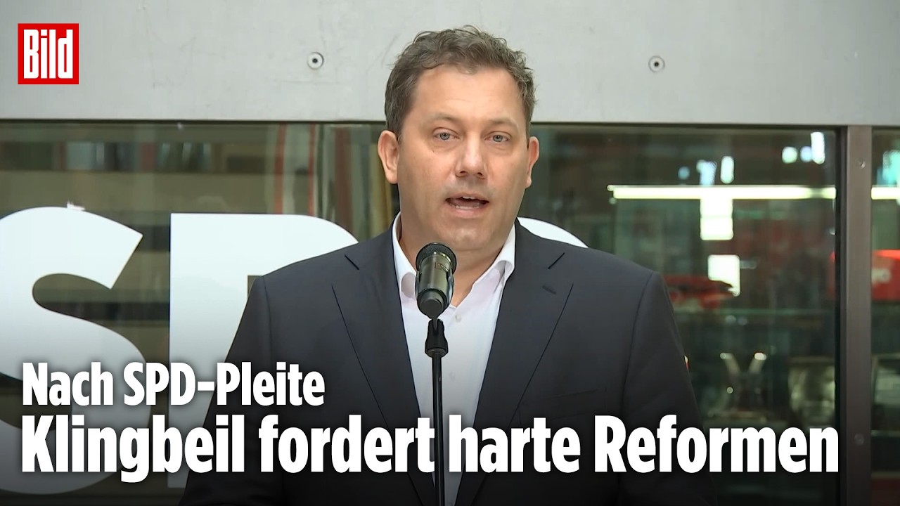 Klingbeil nach SPD-Pleite: &bdquo;Die Lage ist ernst&ldquo;