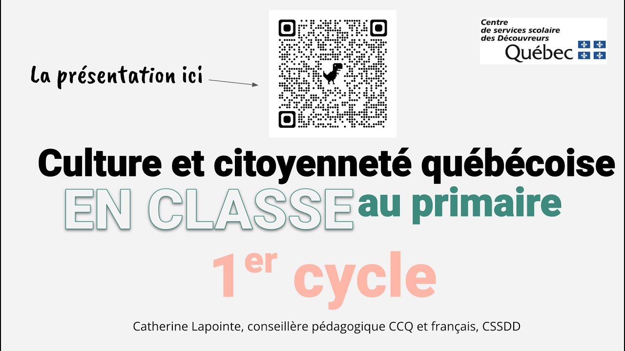 CCQ primaire - Exploration par le 1er cycle de la planification et de l'évaluation du programme CCQ