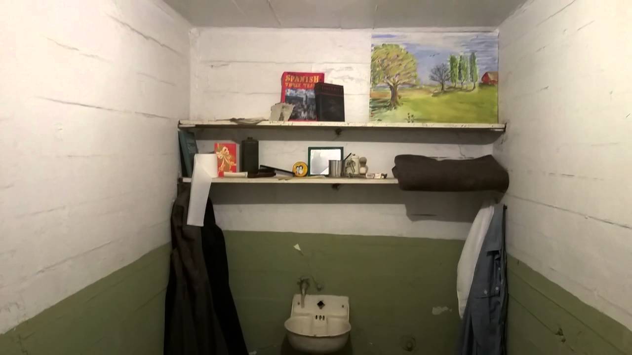 Inside Alcatraz prison cells of 3 escapees