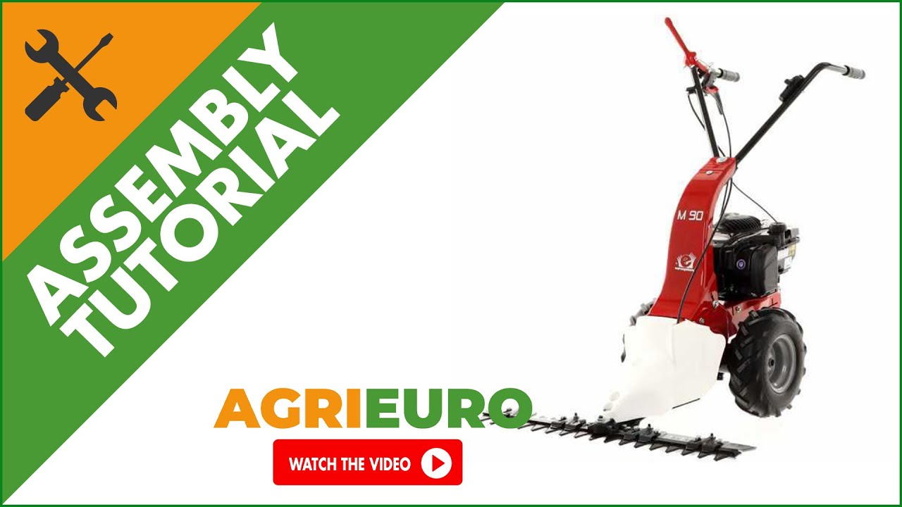Eurosystems M90 Self-propelled Scythe Mower - Assembly tutorial