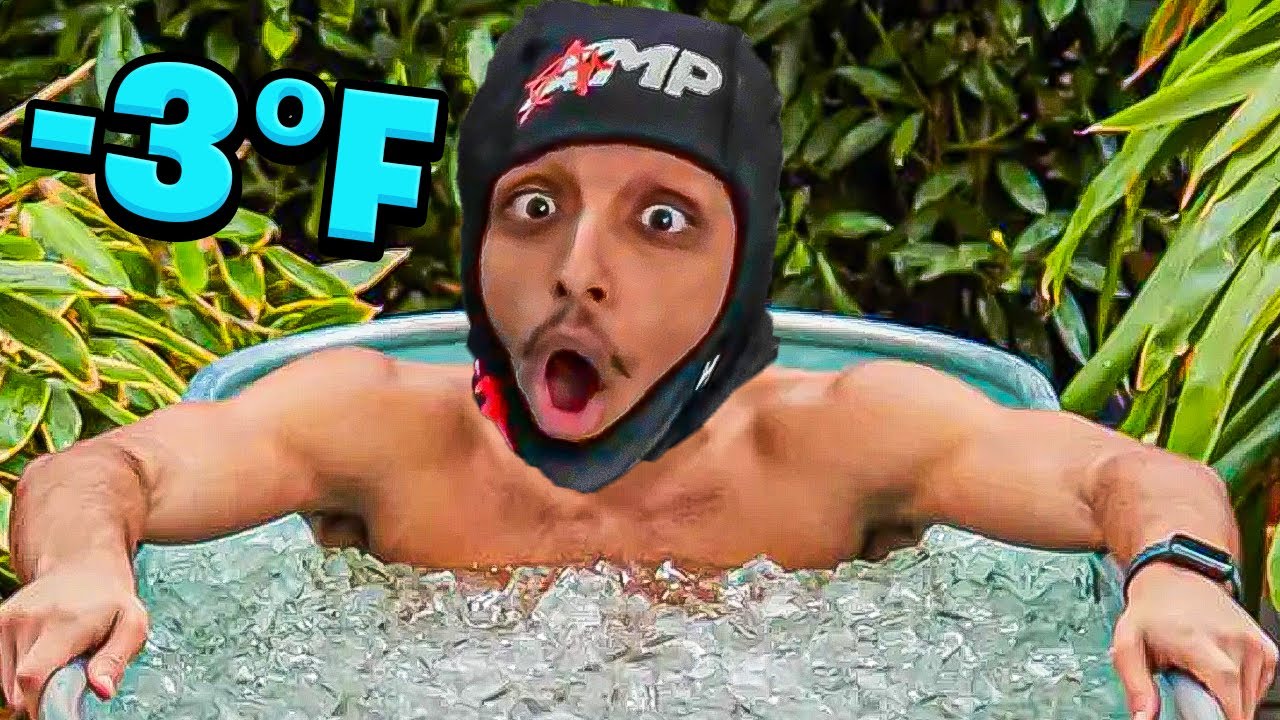 AGENT DIVES INTO AN ICE BATH!