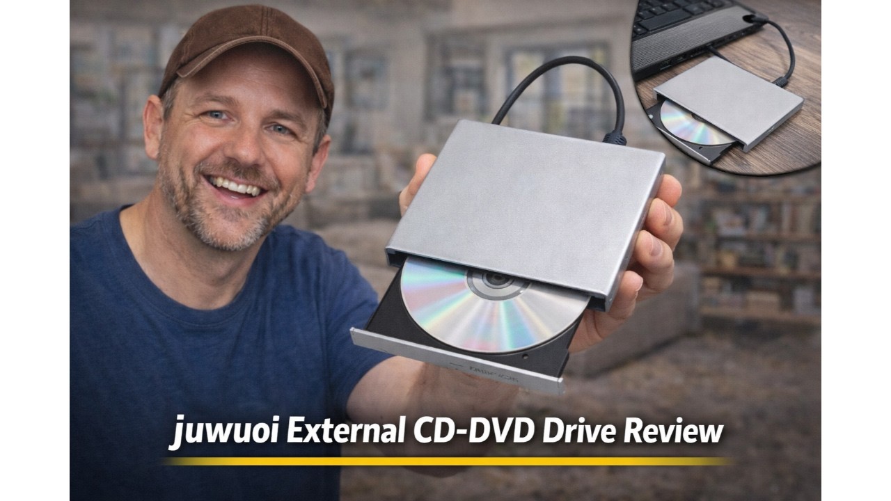💿 juwuoi External CD-DVD Drive Review 💻